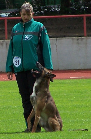 Gabi und Mats bei der Landesmeisterschaft, 2005